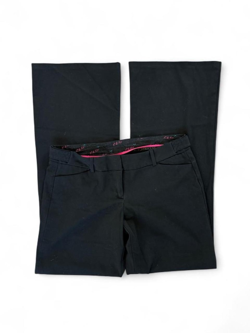 Y2K Vintage Joe Benbasset Black Flared Trousers - Size Juniors 9 (Women's 6/8)
